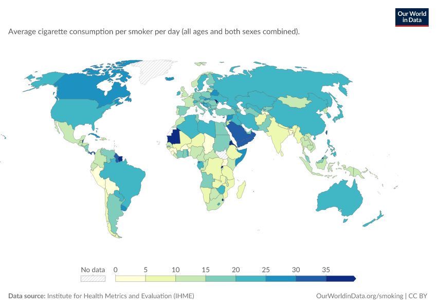 A thumbnail of the "Daily cigarette consumption per smoker" chart