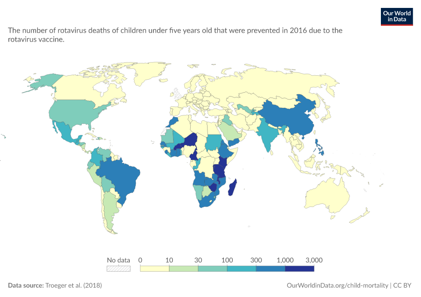 A thumbnail of the "Rotavirus deaths prevented by vaccination" chart