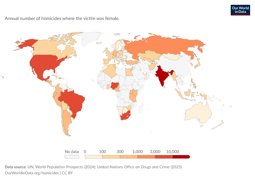 A thumbnail of the "Female homicide victims" chart