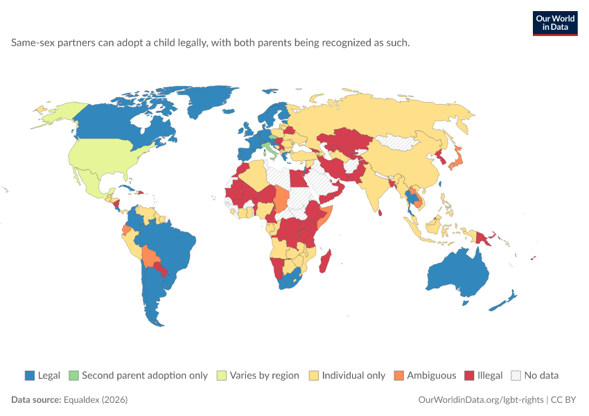 A thumbnail of the "Joint adoptions by same-sex partners" chart
