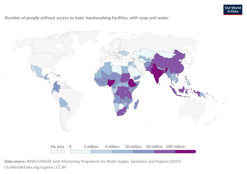 A thumbnail of the "People without basic handwashing facilities" chart