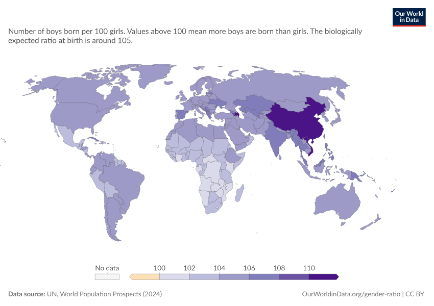 A thumbnail of the "Sex ratio at birth" chart