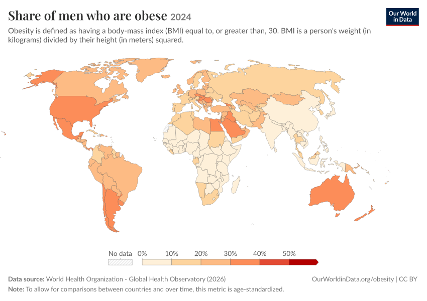 A thumbnail of the "Share of men who are obese" chart